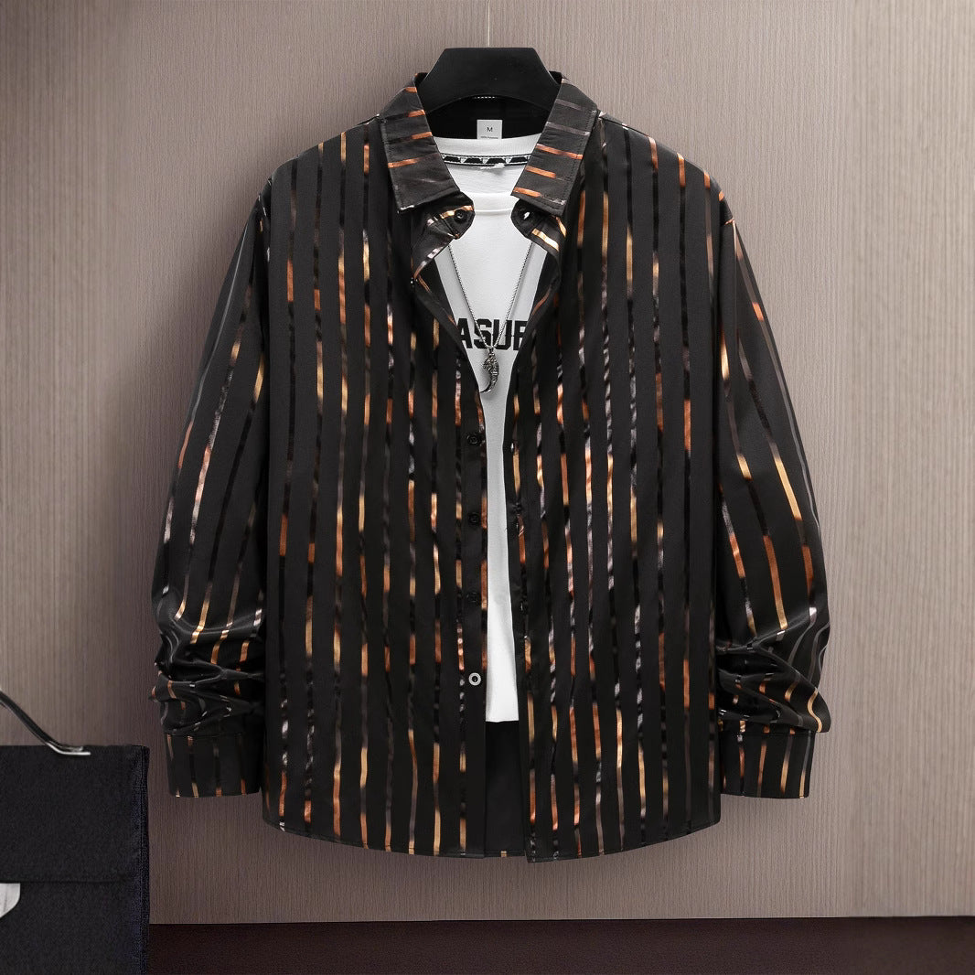 Herren Hemden Modern Strukturiert Berlin Stil