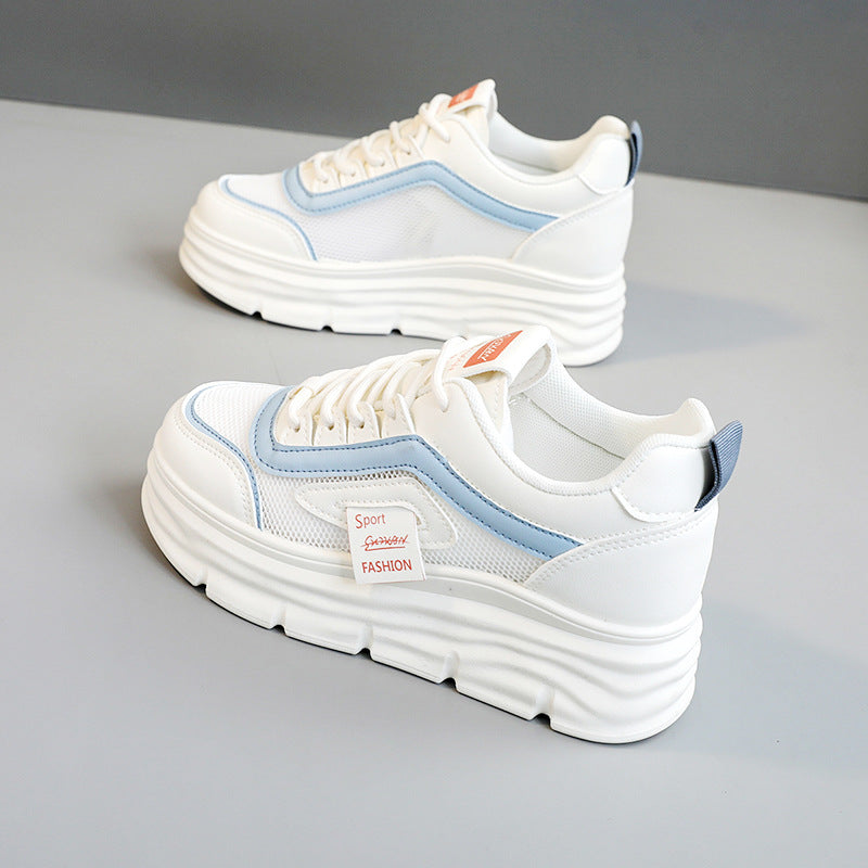 Damen Sneaker PlateauSport Schuhe Atmungsaktiv Mode - BerlinGlamour