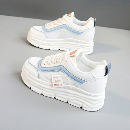 Damen Sneaker PlateauSport Schuhe Atmungsaktiv Mode - BerlinGlamour