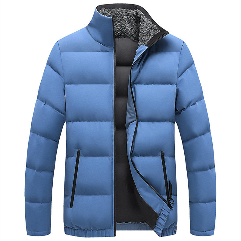 Herren Steppjacke Warm Kuschelig Innenfutter Winter