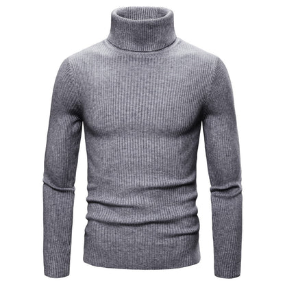 Herren Rollkragenpullover Warm Fein Strick