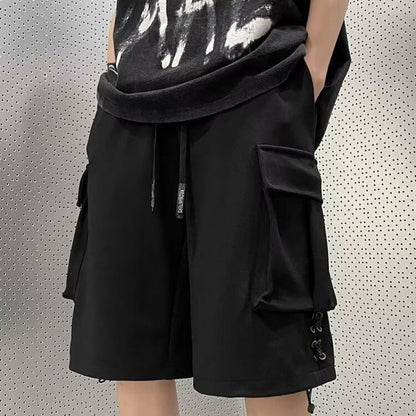 Herren Cargo Shorts Bequem Verstellbar Praktisch