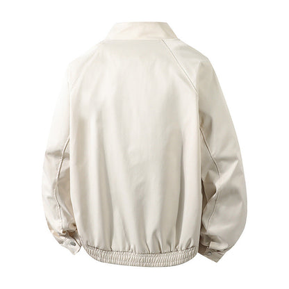 Herren Windbreaker Jacke Wasserdicht Mit Kragen Elastisch