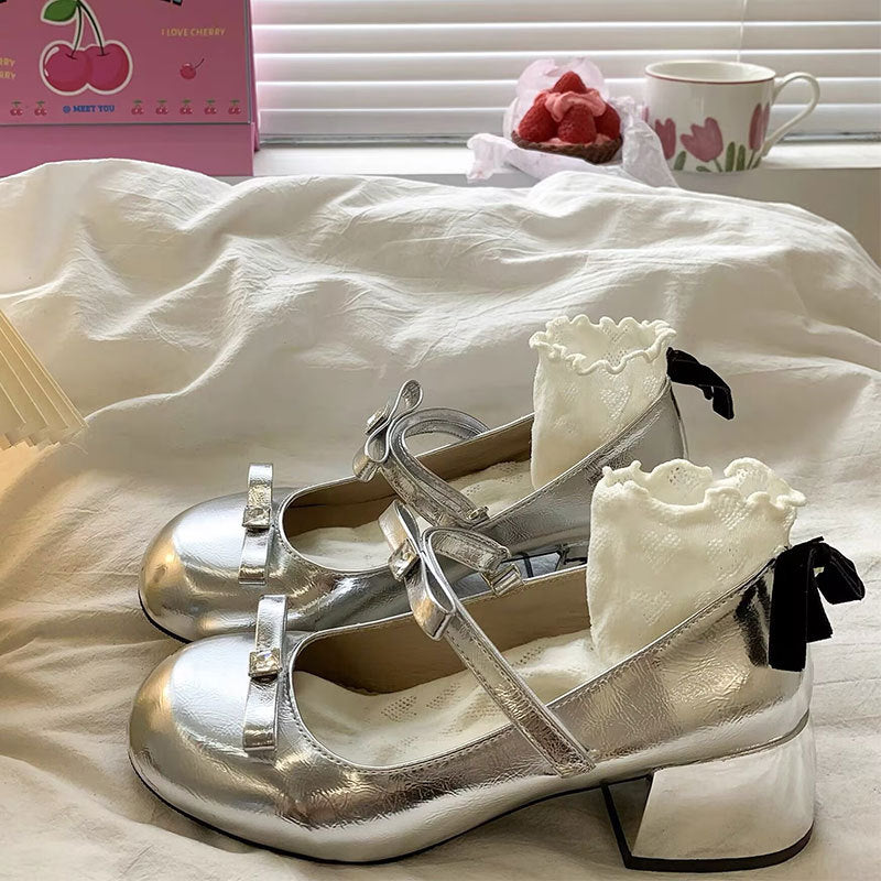 Damen Ballerinas Elegant Komfortabel Riemchen Schuhe