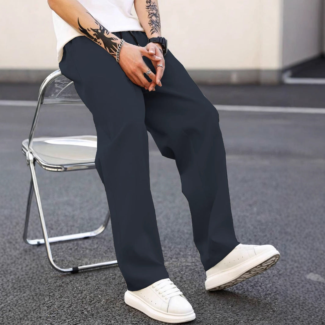 Bequeme Herren Chino Hosen Lockere Freizeithosen