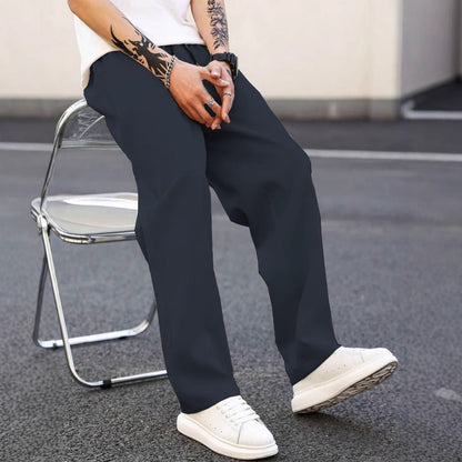 Bequeme Herren Chino Hosen Lockere Freizeithosen