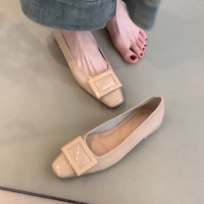 Damen Ballerinas Komfortabel Faltbar Modern