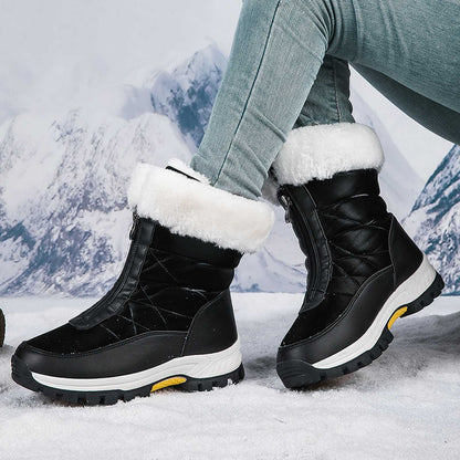 Damen Winterstiefel Warm Isoliert Rutschfest Wasserfest