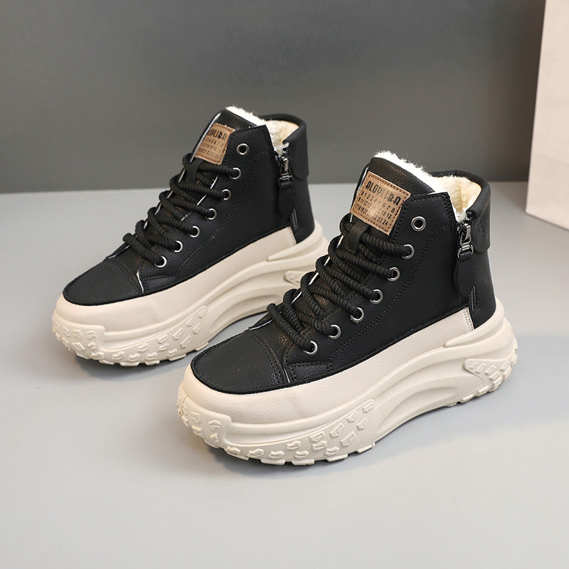 Damen Sneaker Hoch Frauen Sportschuh Bequem