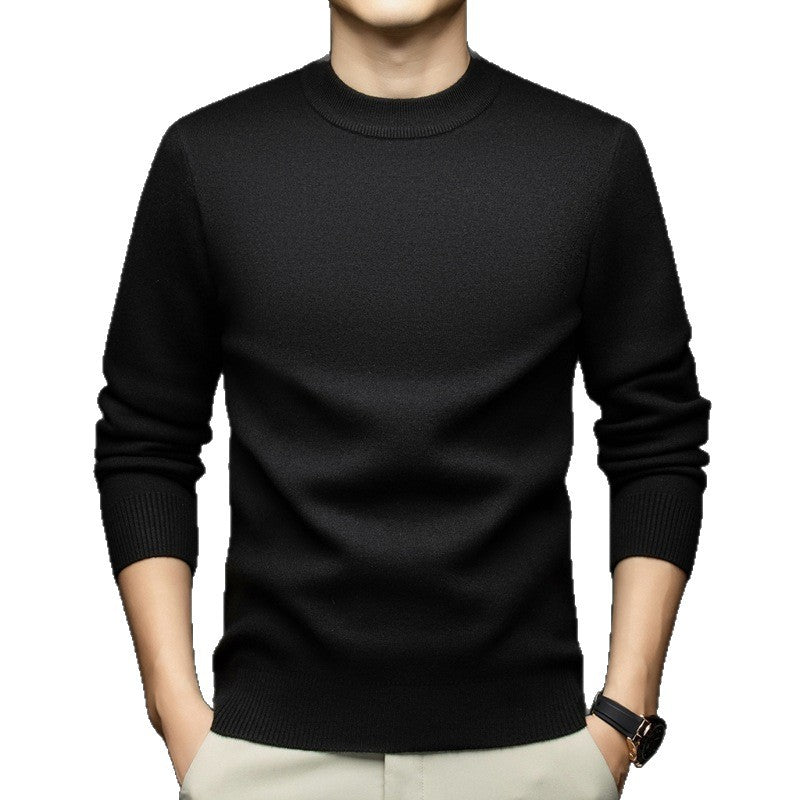 Herren Pullover Lässig Grau Kaschmir - BerlinGlamour