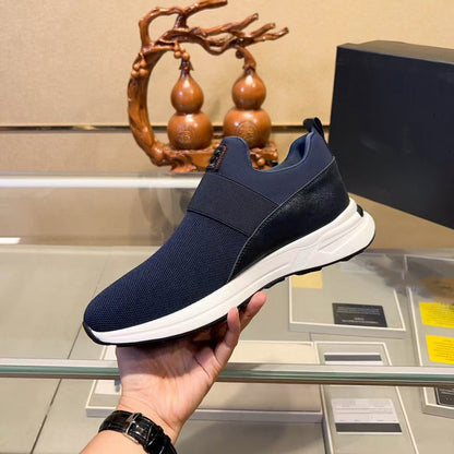 Damen Sneaker Slip On Atmungsaktiv Flexibel Netzstruktur