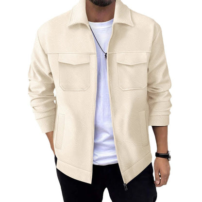 Herren Jacke Modern Stylisch Mit Taschen