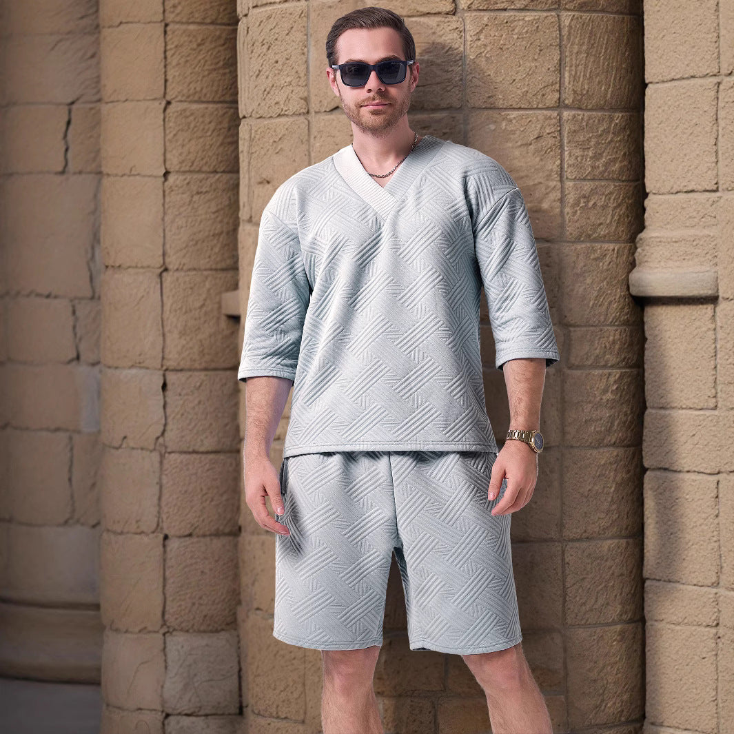 Herren Sportbekleidung Set Oberteil Shorts Laufsport