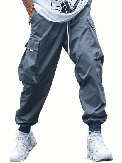 Herren Cargo-Hose Sportlich Elastisch Vieltaschig