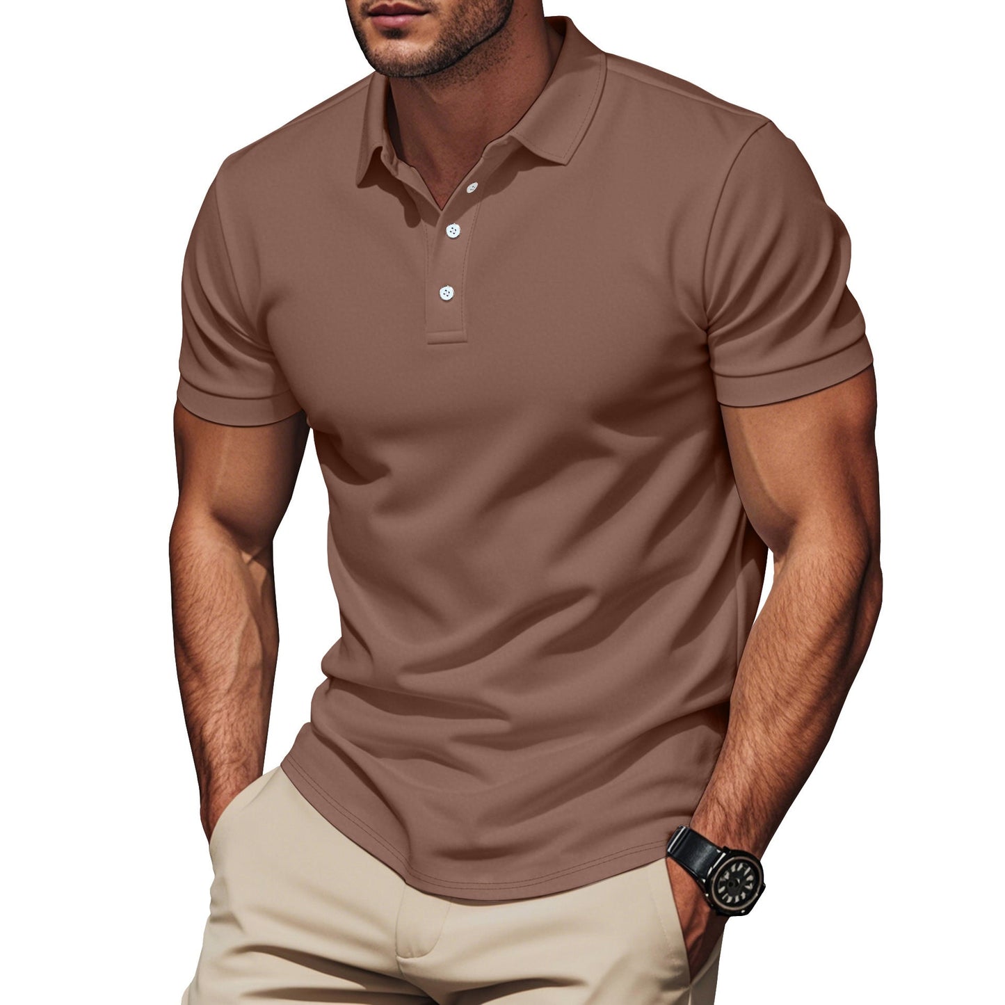 Herren Poloshirt Moderne atmungsaktive Funktion