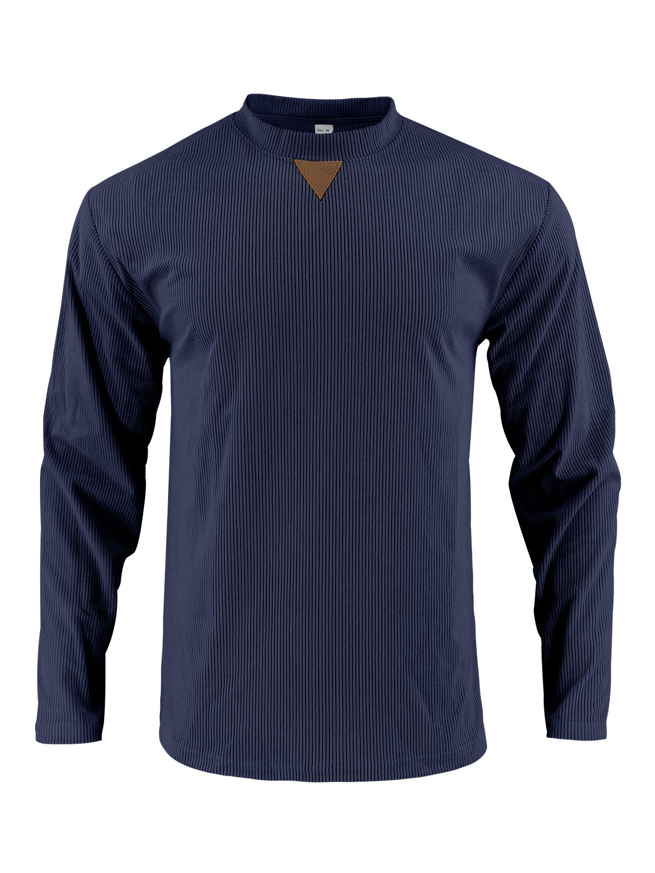 Herren Sportshirt Langarm mit Strukturdesign Modern