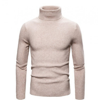 Herren Rollkragenpullover Strukturiert Modern Stadtstyle