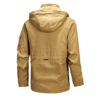 Herren Winterjacke Warm Wasserdicht Modern