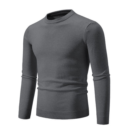 Herren Pullover Rundhals Feine Baumwolle Eleganter Style