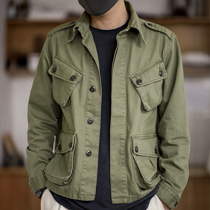 Herren Outdoor-Jacke mit großen Taschen robust - BerlinGlamour