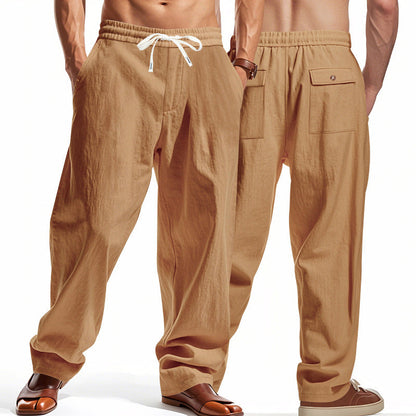 Herren Strandhose Leicht Elastisch Mit Taschen Sommer
