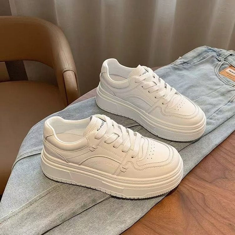 Damen Plattform Sneaker Hoch Bequem Modisch