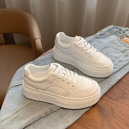 Damen Plattform Sneaker Hoch Bequem Modisch