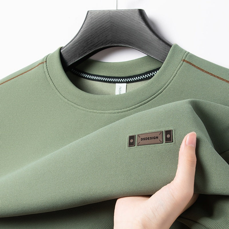 Herren Pullover Eleganter Rundhals aus Feinmerino
