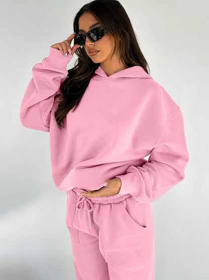 Damen Hoodie Set Oversized Jogger Komfort
