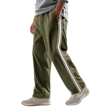 Herren Sporthose mit Streifen Komfort Fit Sportlich