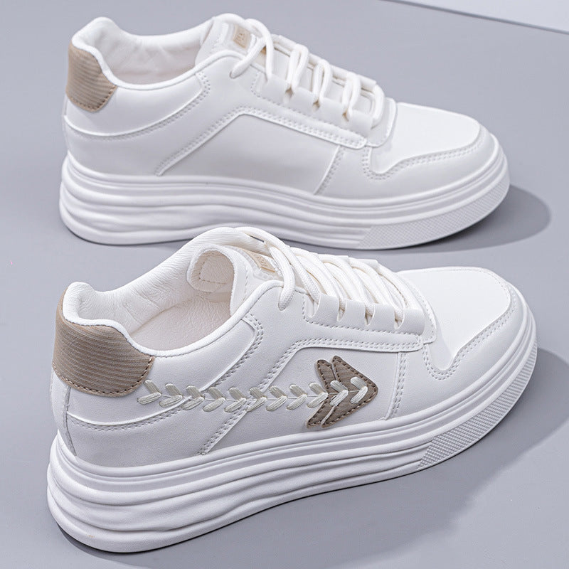 Damen Plateau Sneaker Sportlich Atmungsaktiv Elegant - BerlinGlamour