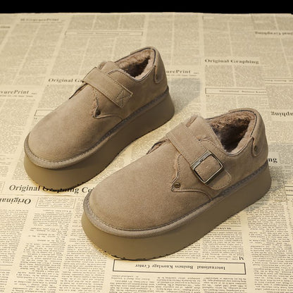 Damen Slipper Weich Komfortabel Mit Schnalle
