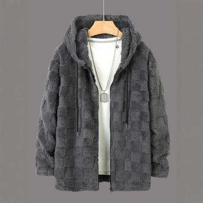 Herren Kuschelige Fleecejacke mit Kapuze und Taschen BerlinGlamour, eine elegante und stylische Lampe, die Ihre Garderobe und Dekorationen zum strahlen lässt. Die Lampe ist aus hoch