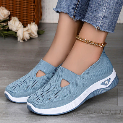Damen Slipper Atmungsaktiv Elastisch Komfortabel