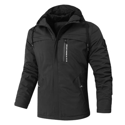 Herren Winterjacke Wetterfest Isoliert Mit Weichem Futter - BerlinGlamour