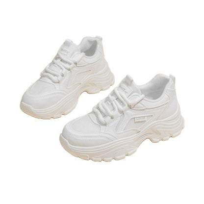 Damen Sneaker Chunky Bequem Dämpfende Sohle Sportlich