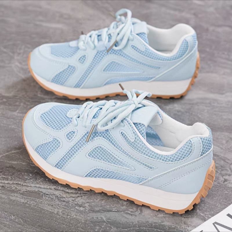 Damen Laufschuhe Sportlich Mesh Atmungsaktiv mit Rutschfester Sohle