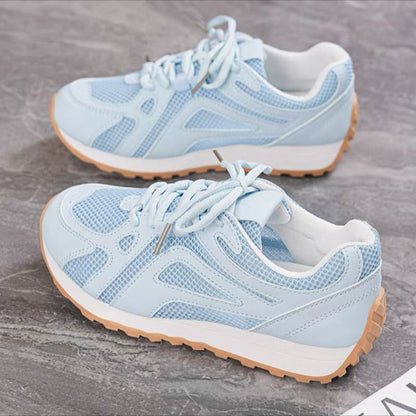 Damen Laufschuhe Sportlich Mesh Atmungsaktiv mit Rutschfester Sohle