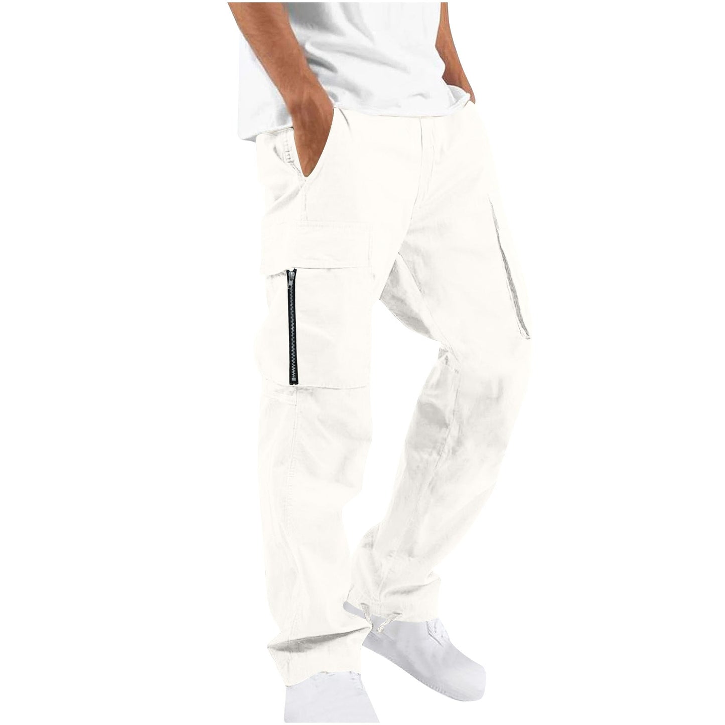 Herren Cargo-Hose Bequem Multi-Taschen Trendig
