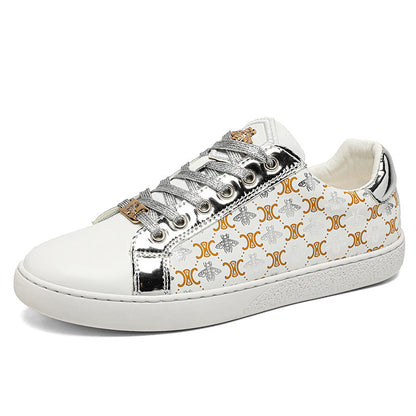 Damen Sneaker Elegante Schuhe Modisch mit edlen Details