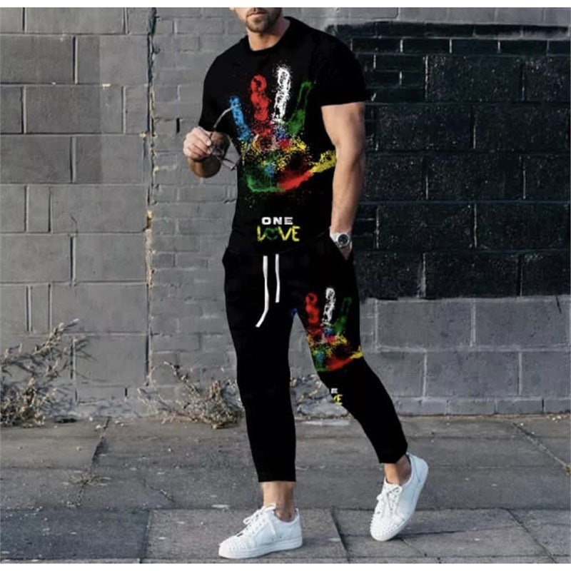 Herren Freizeit-Set Modern Punkte Berlin Style