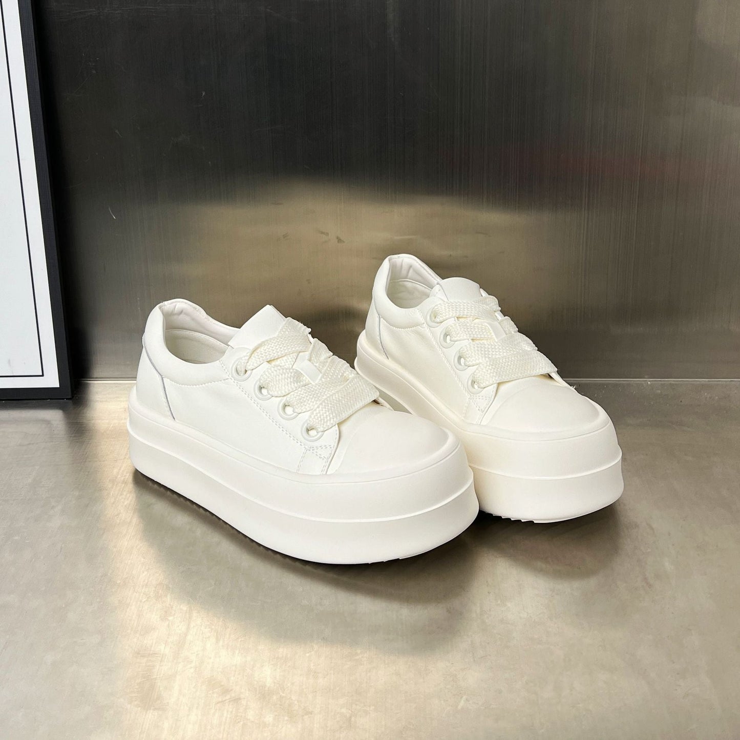 Damen Sneaker Plattform Schuhe atmungsaktiv Modern