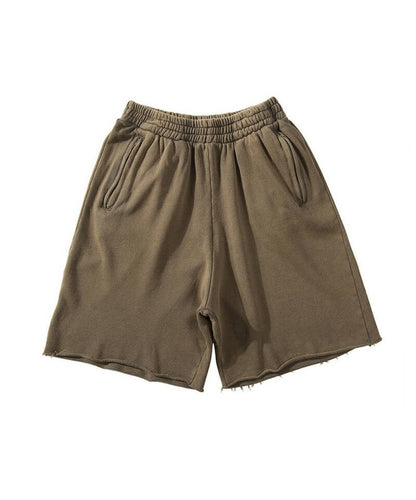 Herren Shorts Sportlich Atmungsaktiv mit Reißverschlusstaschen