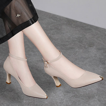 Damen Slingback Pumps Elegant mit Schmuckdetail Hochhackig - BerlinGlamour