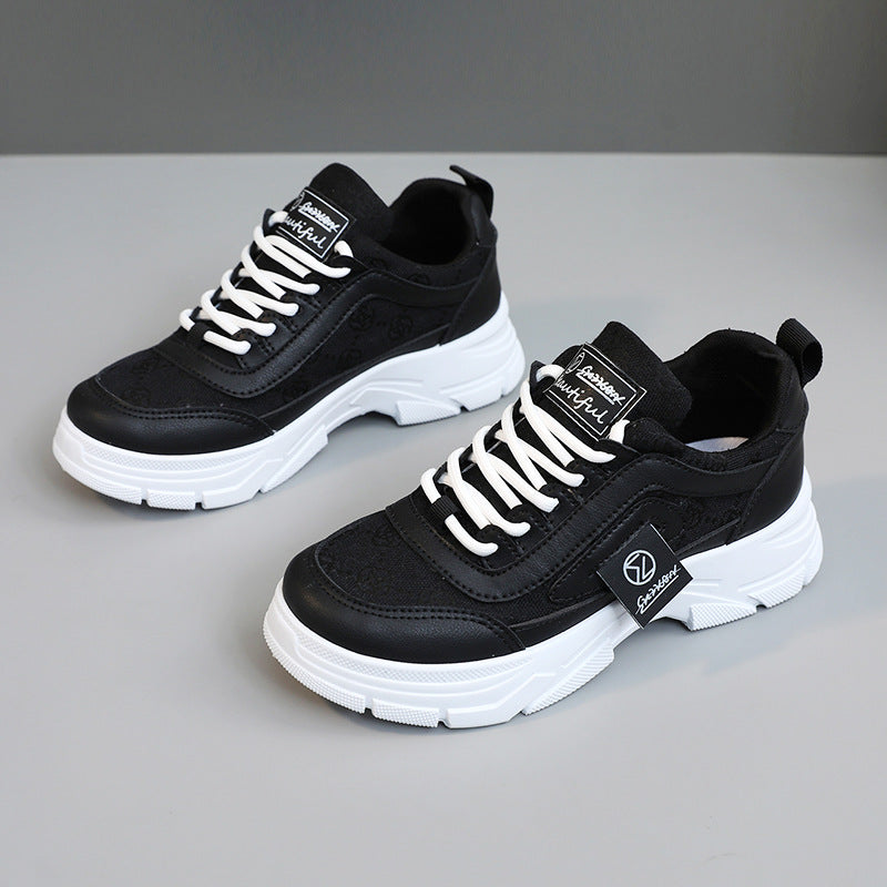 Damen Sneaker Chunky Sportlich Bequem Atmungsaktiv
