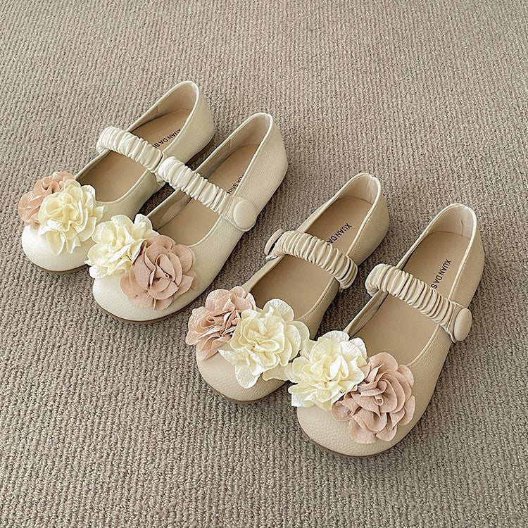 Damen Ballerinas Elastisch Floralmuster Frauen Schuhe