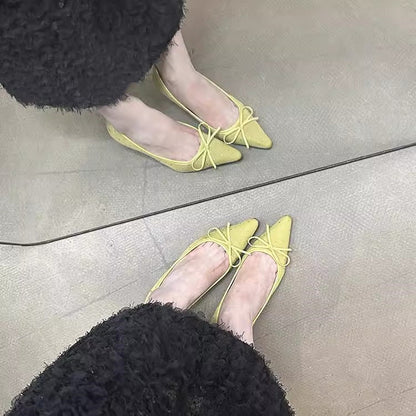 Damen Pumps Hochhackig mit Schleife Glitzer Elegant