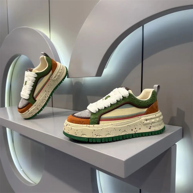 Damen Sneaker Sportlich Mehrfarbig Flexibel - BerlinGlamour