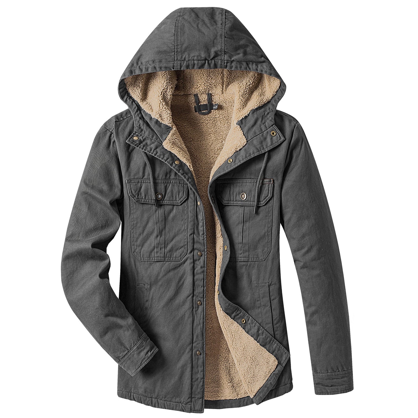 Herren Winterjacke Winddicht Warm Isoliert