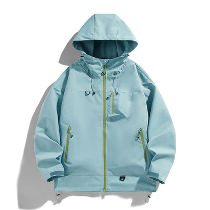 Herren Outdoorjacke Wasserabweisend Atmungsaktiv Funktionsjacke